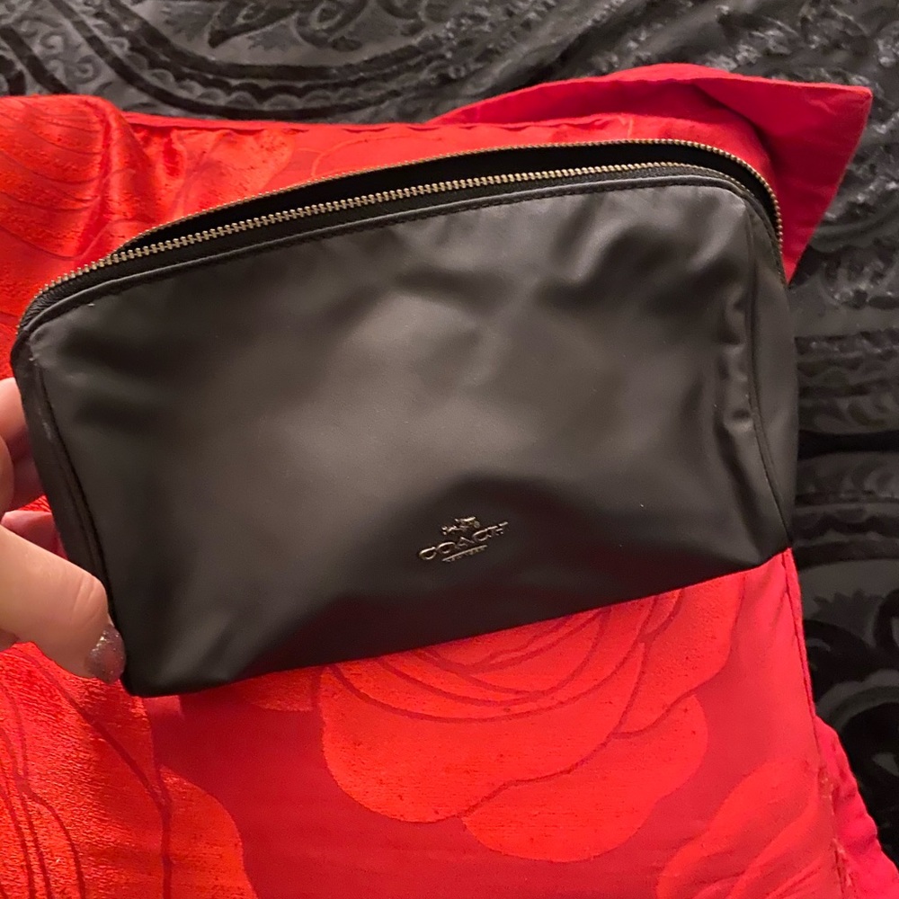 Coach makeup bag